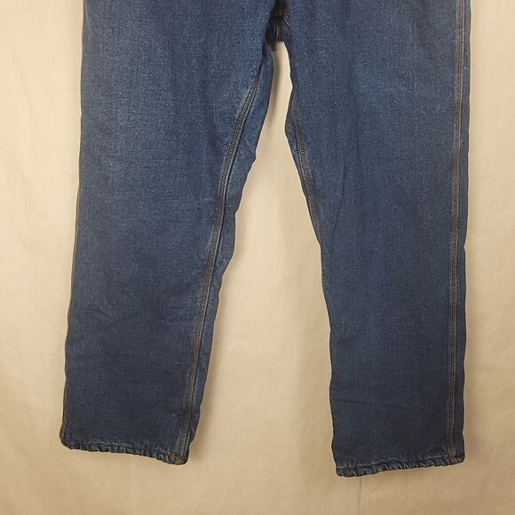 Berne Original Work Jeans fully flannel lined size 38x32 Workwear Warm Outdoors - Picture 5 of 9